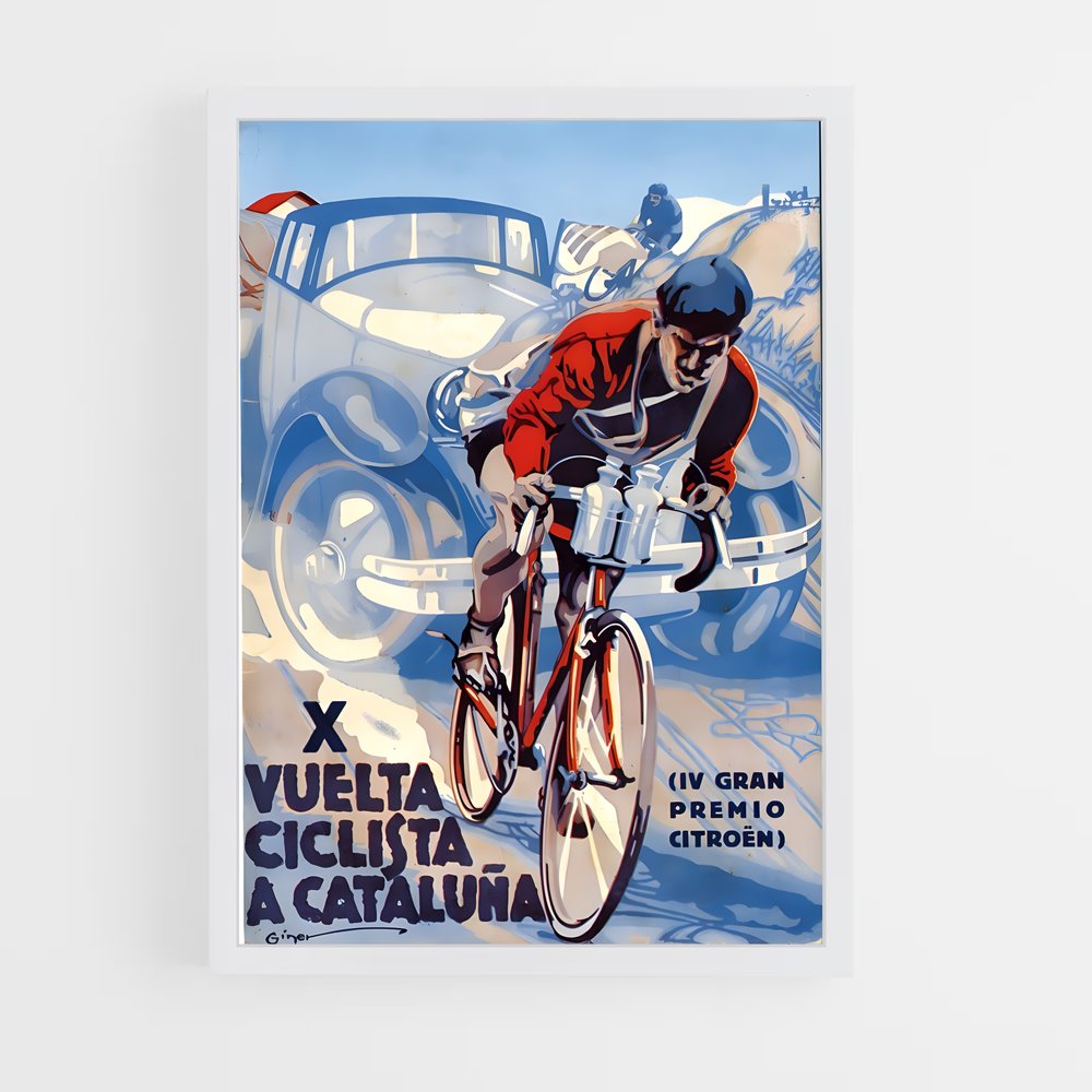 Poster Volta catalunya – affiche Cyclisme (vue 3)